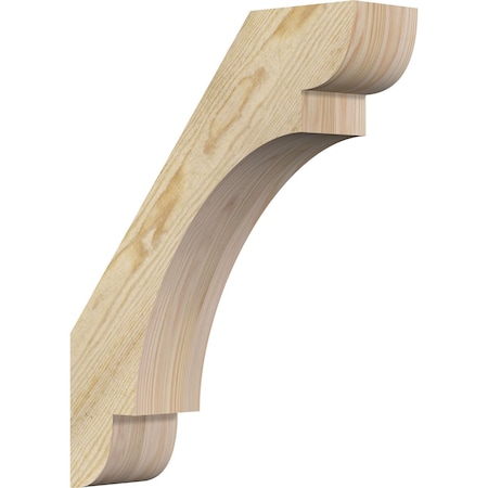 Ekena Millwork 4"W x 16"D x 20"H Olympic Rough Sawn Knee Brace, Douglas Fir BRC04X16X20OLY00RDF